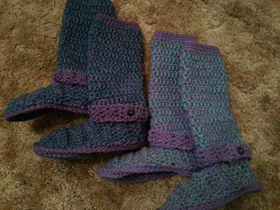 slipper / boots - Project by Dori Loken