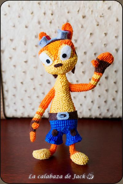 Daxter Amigurumi - La Calabaza de Jack - Project by La Calabaza de Jack