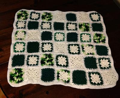 Patchwork green and white - Project by Nicole