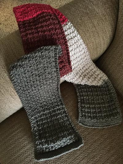 Caron cake scarf - Project by Shirley