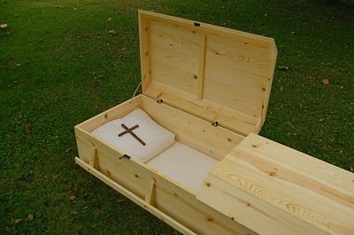Pine Casket - Coffered Lid - Project by Michael Ray