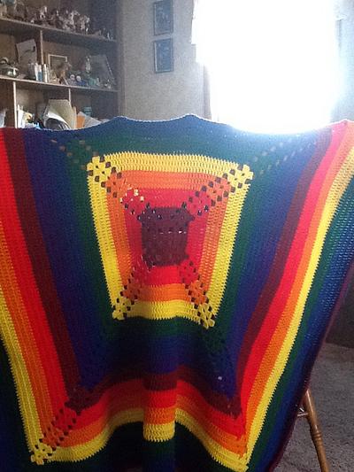 Rainbow Granny - Project by Denise