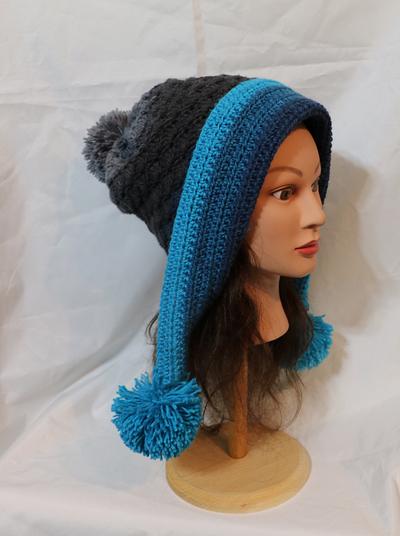 Frozen Snow Hat Warmer 3 Convertible in Mandala Spirit - Project by Donelda's Creations