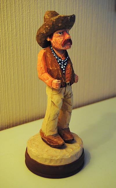 Four In One Cowboy Carving - Project by Mike40