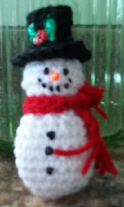 Snowman Ornament - Project by Jo Schrepfer