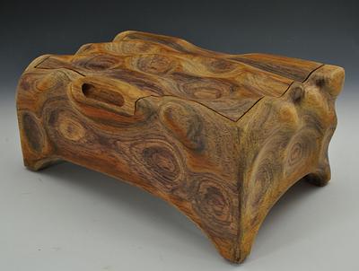 Carved Cocobolo jewelry Box - Project by Greg
