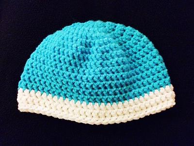 Easter Egg Blue Donation Hat - Project by Aunty Bri's Crafts