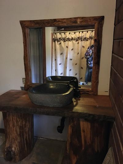 Bathroom vanity & Mirror - Project by David A Sylvester  
