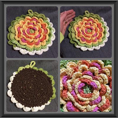 Flower Hot Pad - Project by Alana Judah