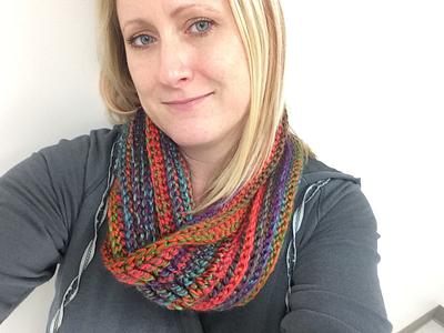 Topsy Turvy Möbius Cowl - Project by Alana Judah