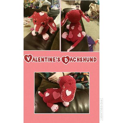 Valentine's Dachshund - Project by Down Home Crochet