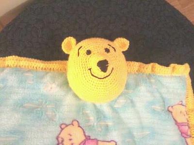 Winnie the Pooh Lovey blanket - Project by flamingfountain1