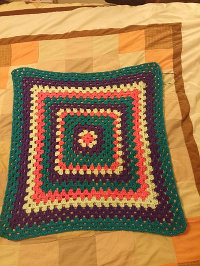 Work in Progress.... granny square afghan - Project by Down Home Crochet