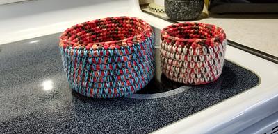 Mosaic Baskets - Project by Kelly