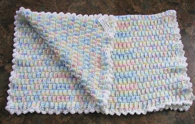 Basket Weave Baby Blanket - Project by Edna