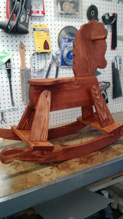 Rocking horse, quilt rack, Lectern,  - Project by Ed Schroeder
