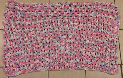 first completed baby blanket  - Project by Angela