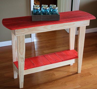 Pallet Hall Table - Project by unclebub