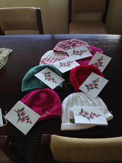 Cancer Council Beanies - Project by Lisa Crispin