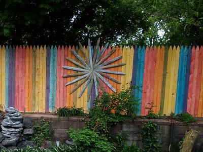 fence picket stars - Project by Brian