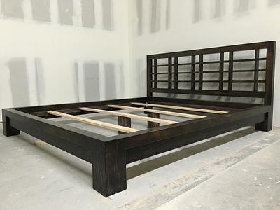 Usona style cal king bed - Project by Indistressed