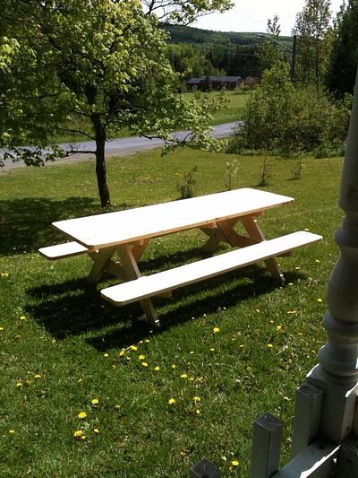 A Frame picnic table - Project by meow