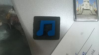 Musical Note Fridge Magnet  - Project by Bo Peep