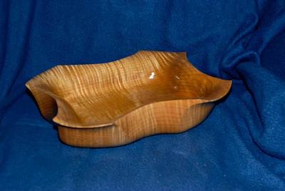 curly maple bowl - Project by Mark Michaels