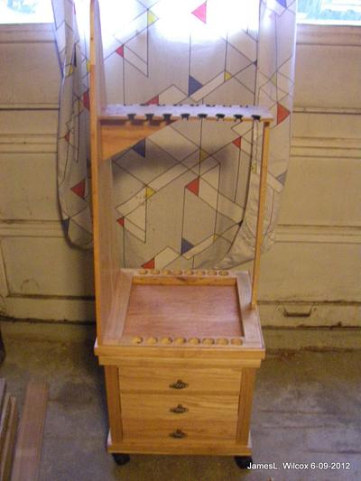 Fishing Pole Storage Cart - Project by James L Wilcox