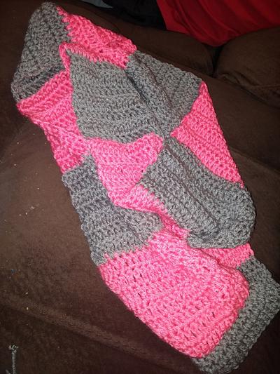 another scarf, hat, headband set - Project by Down Home Crochet