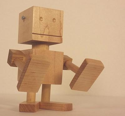 Scrapwood Project - Robot Phone Stand - Project by David E.