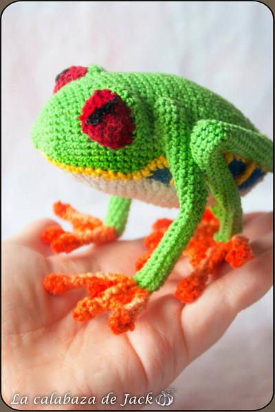 Crochet frog - La Calabaza de Jack - Project by La Calabaza de Jack