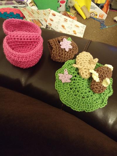 Easter egg surprise  - Project by Down Home Crochet