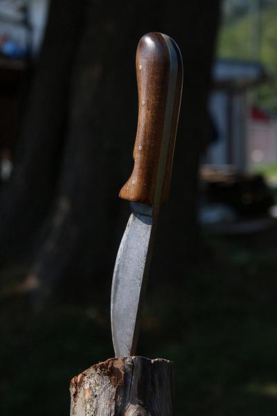 Knife handle  - Project by Railway Junk Creations