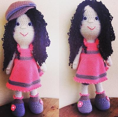 With or without hat amigurumi doll - Project by SOUTH LIGHT CROCHET