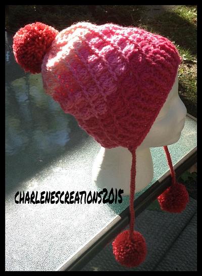 Crochet Winter Hat - Project by CharlenesCreations 