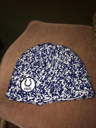 Colts Hat - Project by Alana Judah