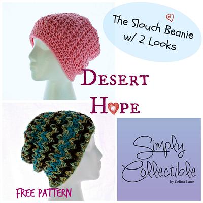 Desert Hope Slouch Beanie - Project by Simply Collectible - Celina Lane