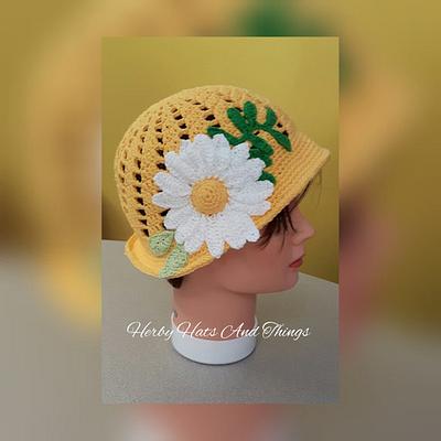 Daisy, Daisy - Toddler Spring Hat - Project by Jansafire