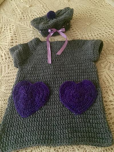 Toddler Dress & Beret - Project by Terri