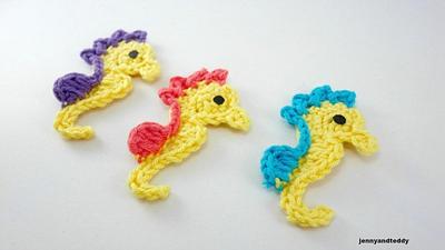 seahorse applique - Project by jane