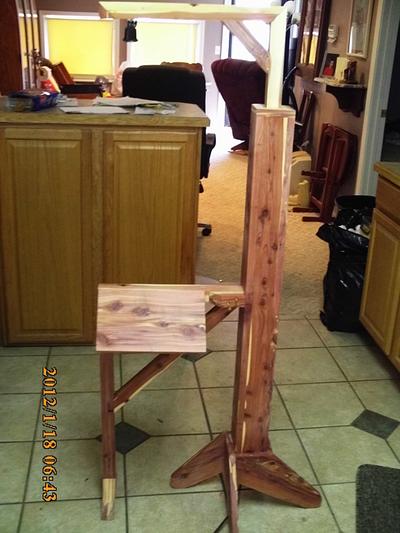 saddle stand - Project by barnwoodcreations