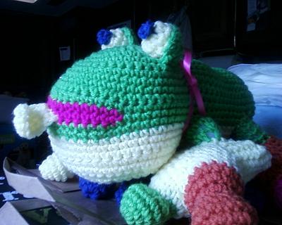 Bernie the frog - Project by Kristi