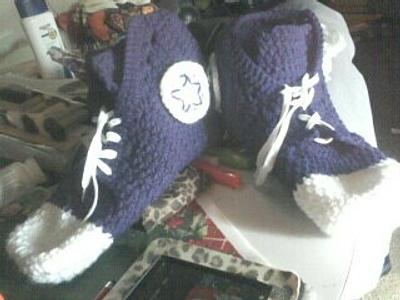 converse style slippers - Project by kendra