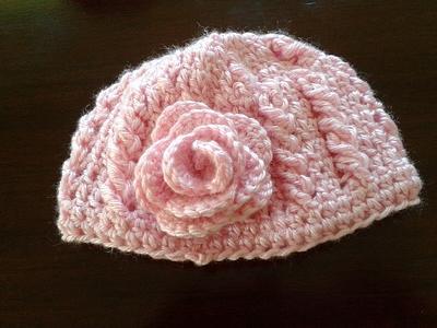 Baby beanie - Project by Lisa Crispin