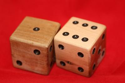 Large Dice - Project by Railway Junk Creations