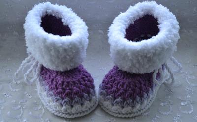 baby booties ksenia - Project by tatMart