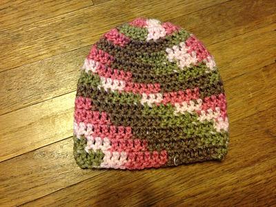 3-6 month pink camo hat - Project by FashionBomb