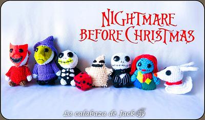 Nightmare before christmas Amigurumis - La Calabaza de Jack - Project by La Calabaza de Jack