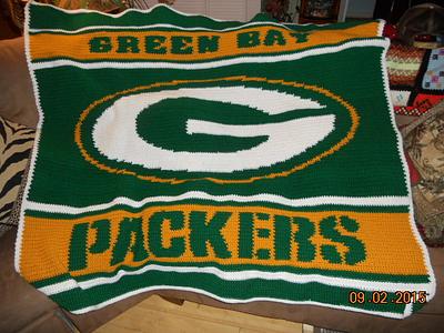 Green Bay Packers grapghan - Project by Charlotte Huffman